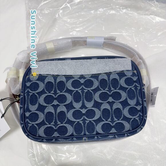 NEW Coach Women’s CAA74 Jamie Camera Bag In Signature Denim - Picture 9 of 10